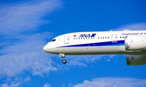 ANAの飛行機(B789)